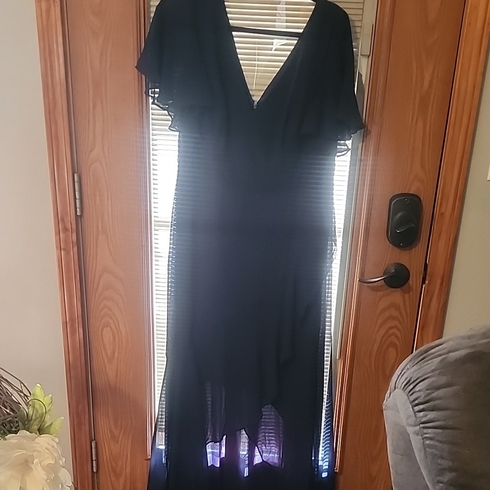 Elegant Navy Blue Women's Dress